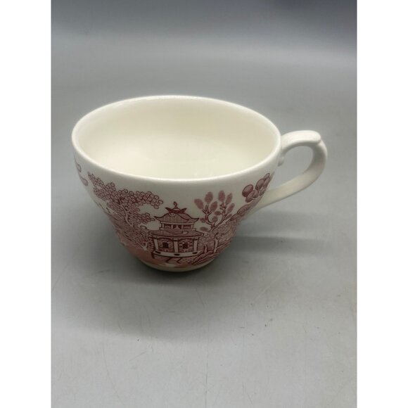 Churchill Willow Rosa Pink Teacup 2 5/8" x 3 5/8" made in England READ - Picture 3 of 6